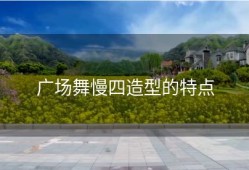 广场舞慢四造型的特点