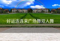 好运连连来广场舞双人舞