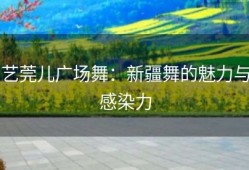 艺莞儿广场舞：新疆舞的魅力与感染力