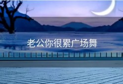 老公你很累广场舞