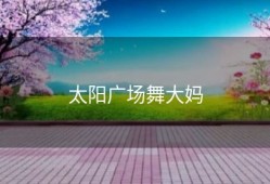 太阳广场舞大妈