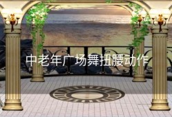 中老年广场舞扭腰动作