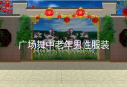 广场舞中老年男性服装