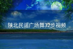 陕北民谣广场舞32步视频