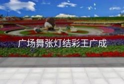 广场舞张灯结彩王广成