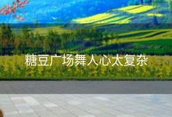 糖豆广场舞人心太复杂