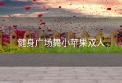 健身广场舞小苹果双人