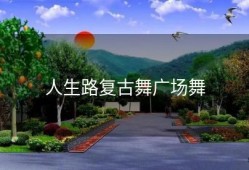 人生路复古舞广场舞