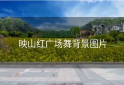 映山红广场舞背景图片