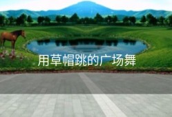 用草帽跳的广场舞