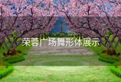 荣蓉广场舞形体展示