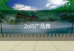 2ol5广场舞