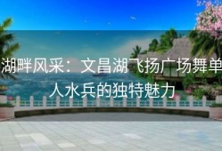 湖畔风采：文昌湖飞扬广场舞单人水兵的独特魅力