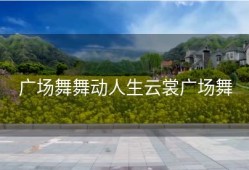 广场舞舞动人生云裳广场舞