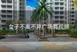 女子不离不弃广场舞视频