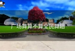 广场舞算不算全民舞蹈