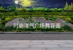 时尚洋气广场舞背面