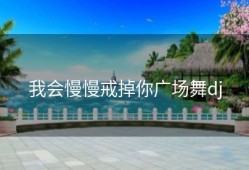 我会慢慢戒掉你广场舞dj