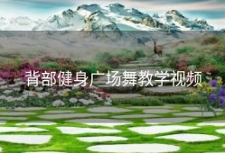 背部健身广场舞教学视频