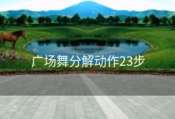 广场舞分解动作23步