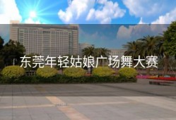 东莞年轻姑娘广场舞大赛