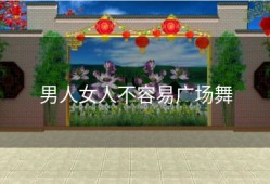 男人女人不容易广场舞