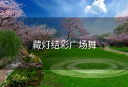 藏灯结彩广场舞