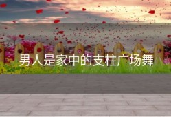 男人是家中的支柱广场舞