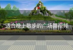 适合晚上散步的广场舞视频
