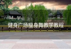 健身广场瘦身舞教学教程