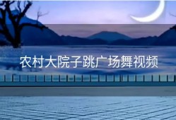 农村大院子跳广场舞视频