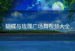 蝴蝶与玫瑰广场舞视频大全