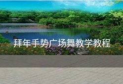 拜年手势广场舞教学教程