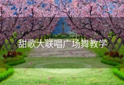 甜歌大联唱广场舞教学