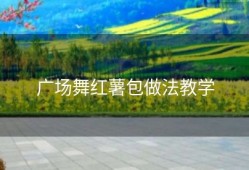 广场舞红薯包做法教学