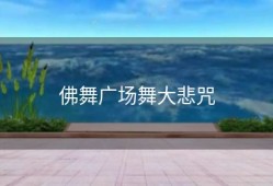 佛舞广场舞大悲咒