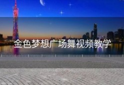 金色梦想广场舞视频教学