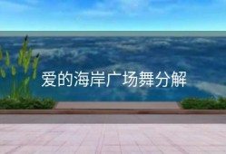 爱的海岸广场舞分解