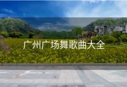 广州广场舞歌曲大全