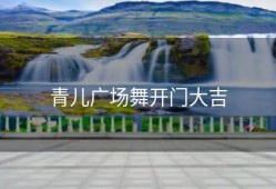 青儿广场舞开门大吉