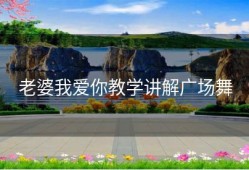 老婆我爱你教学讲解广场舞