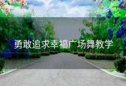 勇敢追求幸福广场舞教学