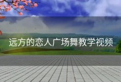 远方的恋人广场舞教学视频
