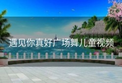 遇见你真好广场舞儿童视频