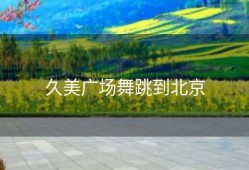 久美广场舞跳到北京
