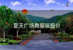 夏天广场舞服装报价