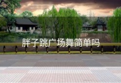 胖子跳广场舞简单吗