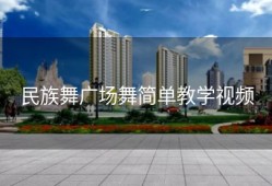 民族舞广场舞简单教学视频