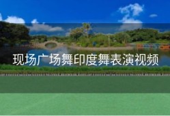 现场广场舞印度舞表演视频