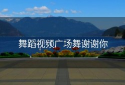 舞蹈视频广场舞谢谢你